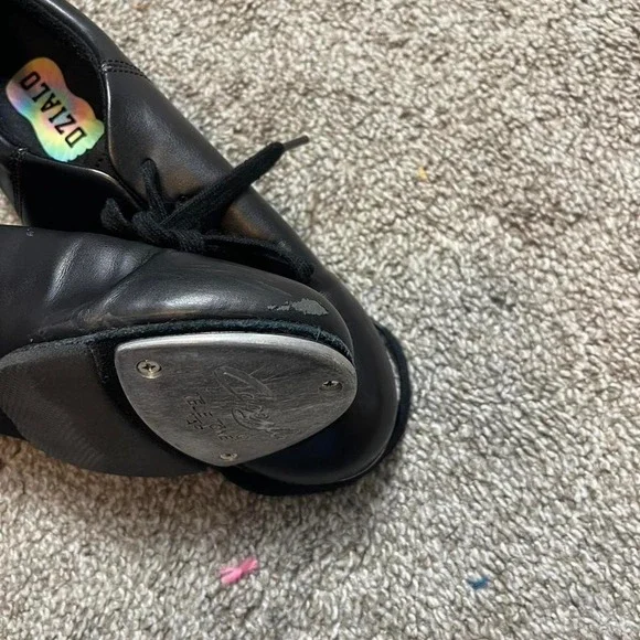 Black leather tap shoes - Picture 8 of 8